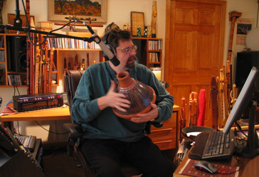 Vera in the studio