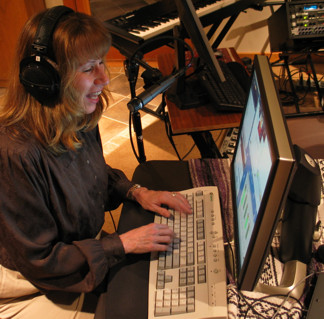 Clint in the studio